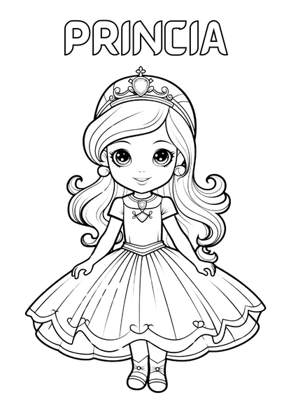 Coloriage - Princesses