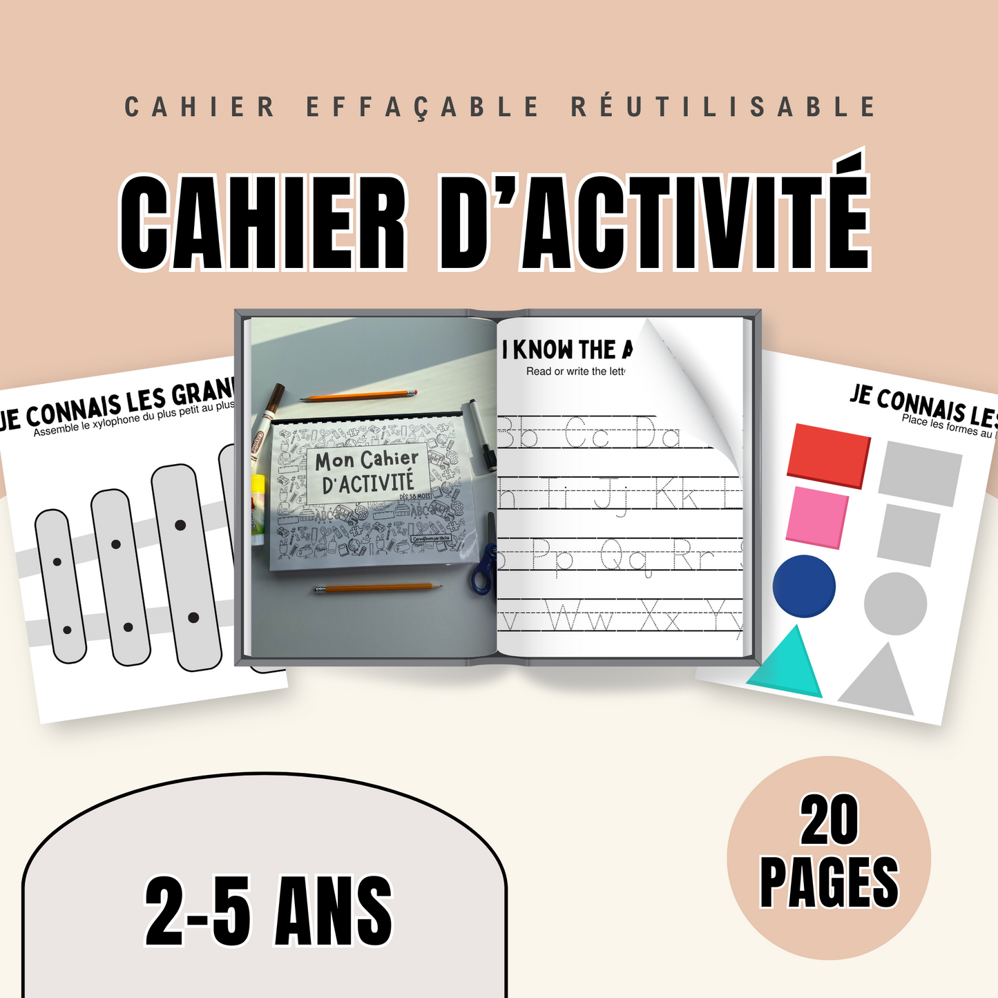 Cahier d'Activité 18 mois + | Tome A