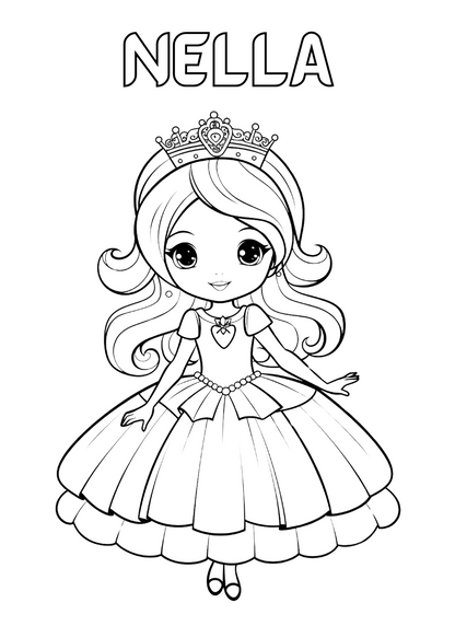 Coloriage - Princesses