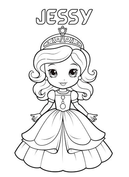 Coloriage - Princesses