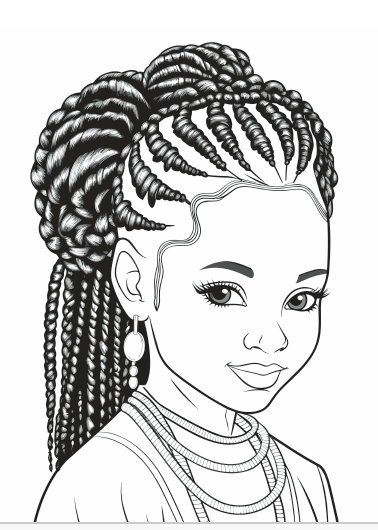 Coloriage - Black Girls