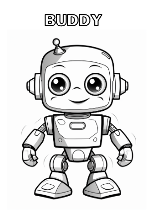 Coloriage - Les Robots