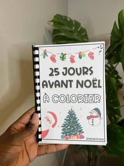 Livre à Colorier - 25 Jours avant Noël