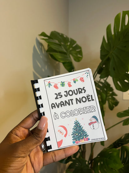 Livre à Colorier - 25 Jours avant Noël