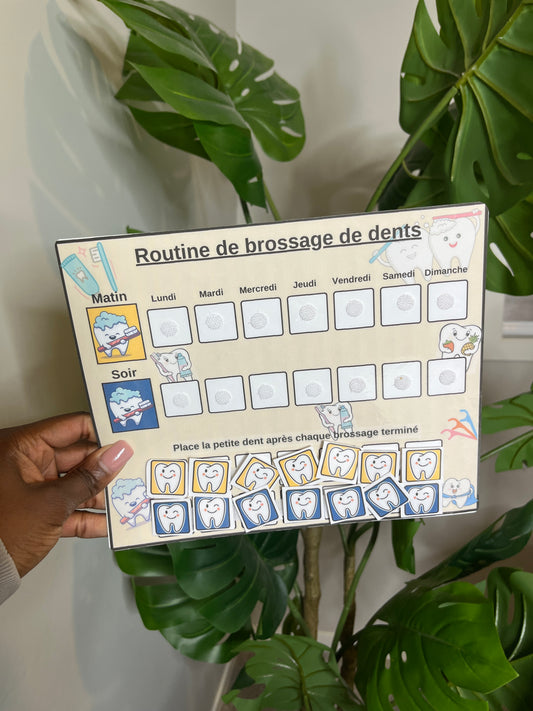 Routine du brossage de dents