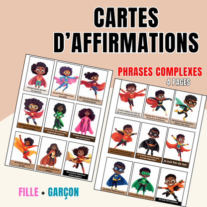 Cartes d'Affirmations Positives - Complexes