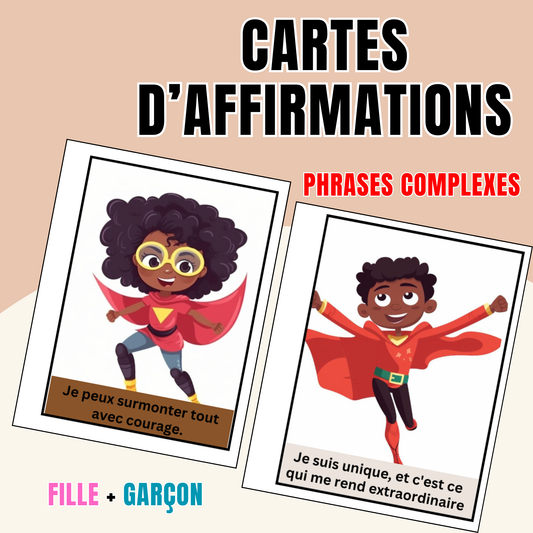 Cartes d'Affirmations Positives - Complexes