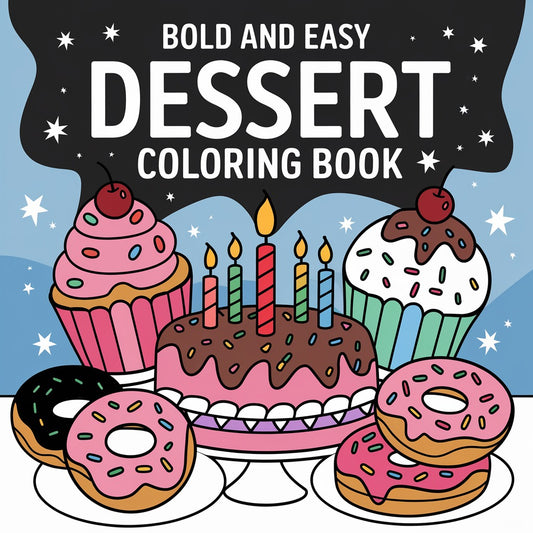 Coloriage - Yummy Dessert